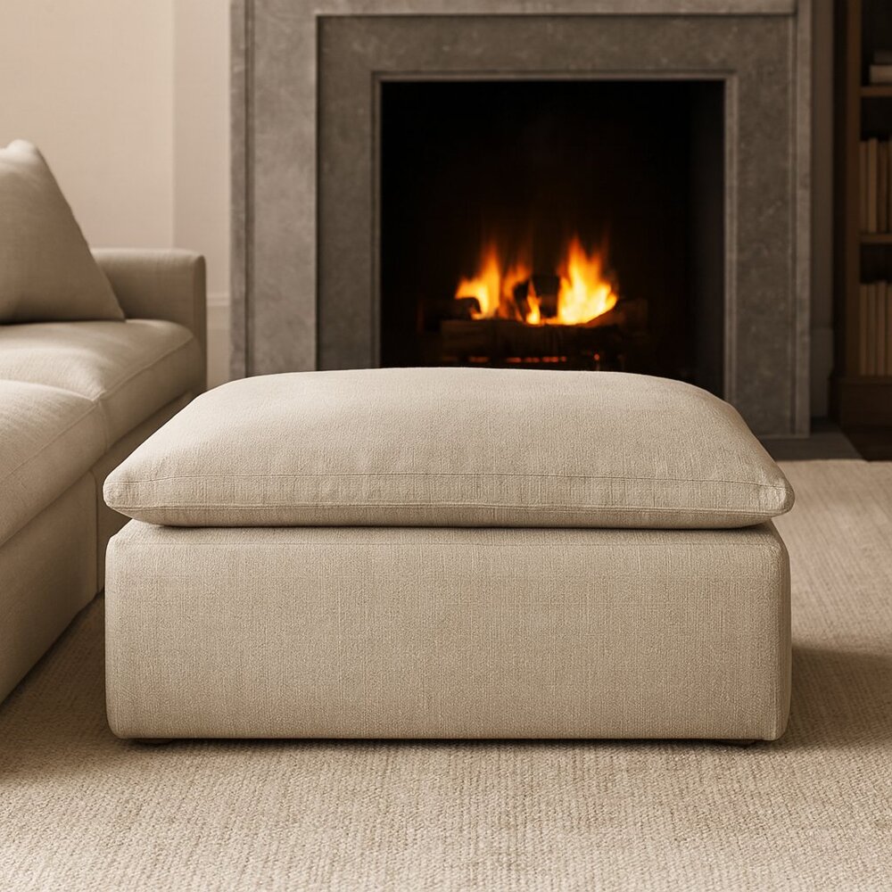 RH Restoration Hardware Cloud Modular Replacement Slipcover – Ottoman